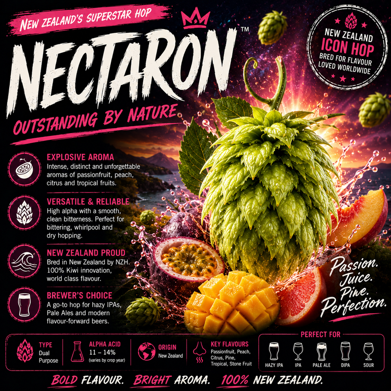 Nectaron (Hort 4337) Pellet Hops (NZ) 2026