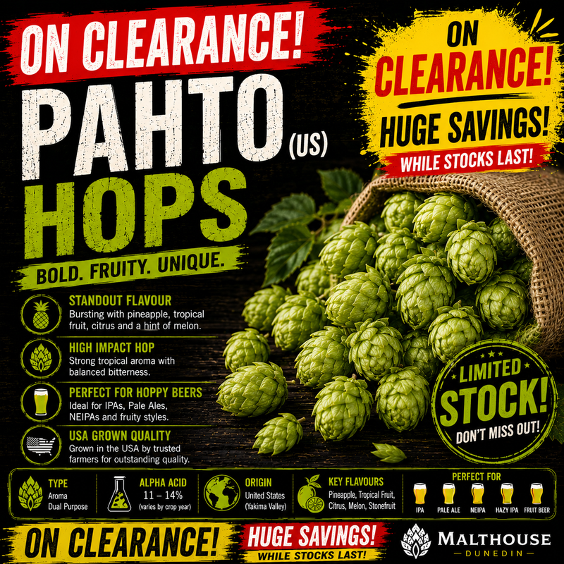 CLEARANCE Pahto Hops 200g