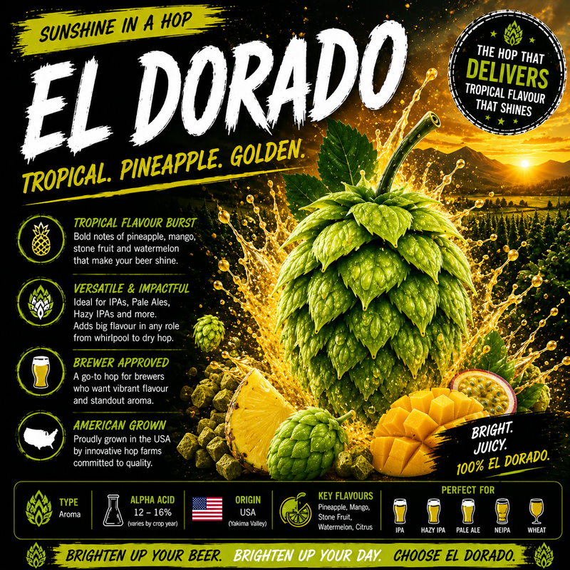 El Dorado Hop Pellets 2025