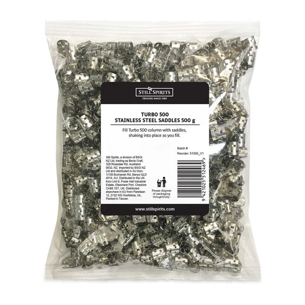 Still SpiritsT500 Stainless Steel Saddles 500g