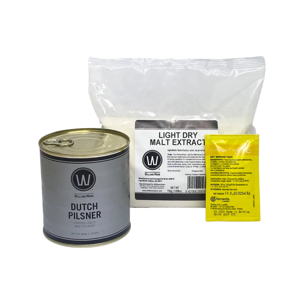 WilliamsWarn Dutch Pilsner 10/12.5L Kit