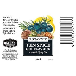Botannix Ten Spiced Gin 50ml