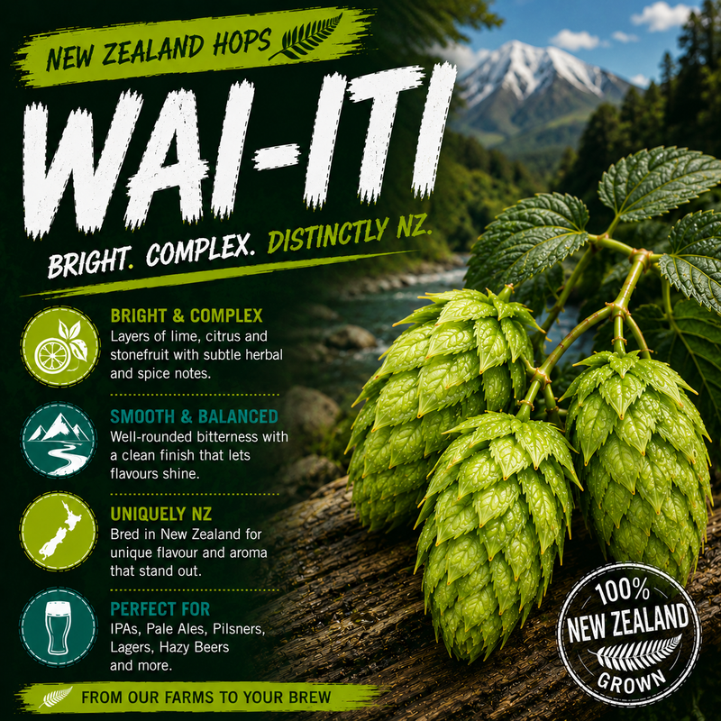 Wai-iti Hop Pellets (NZ)