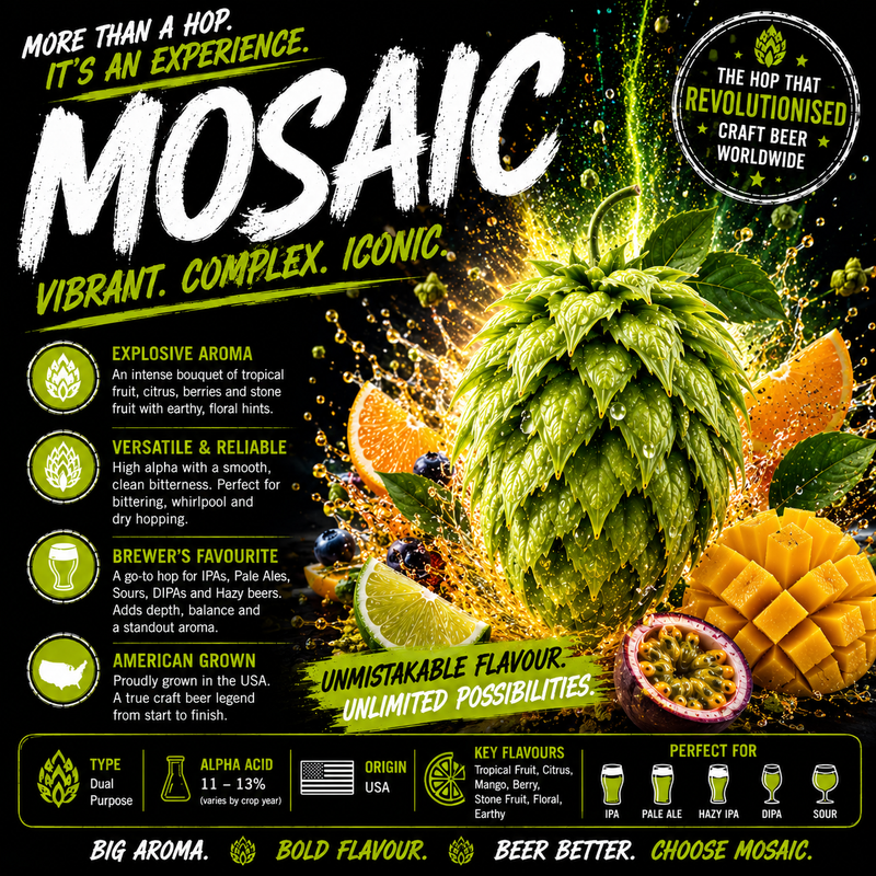 Mosaic Hop Pellets (US)