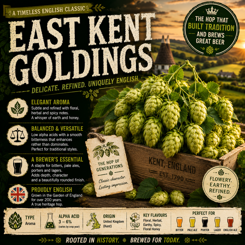 East Kent Golding Hop pellets (UK)