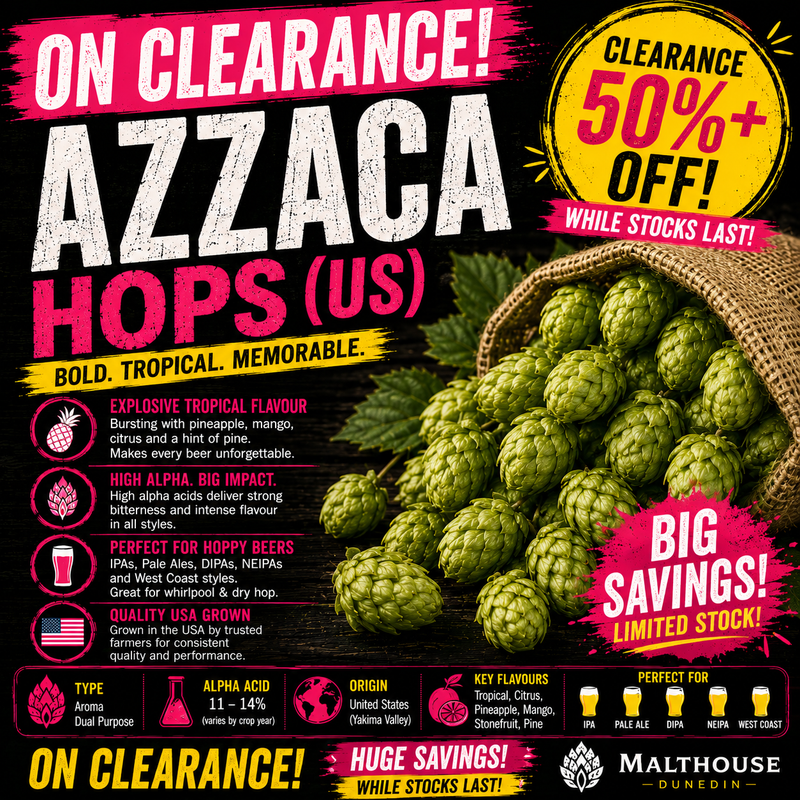 CLEARANCE Azacca Hops 200g