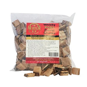 Barrel Chunks -- Pure Distilling Whiskey Port 500g
