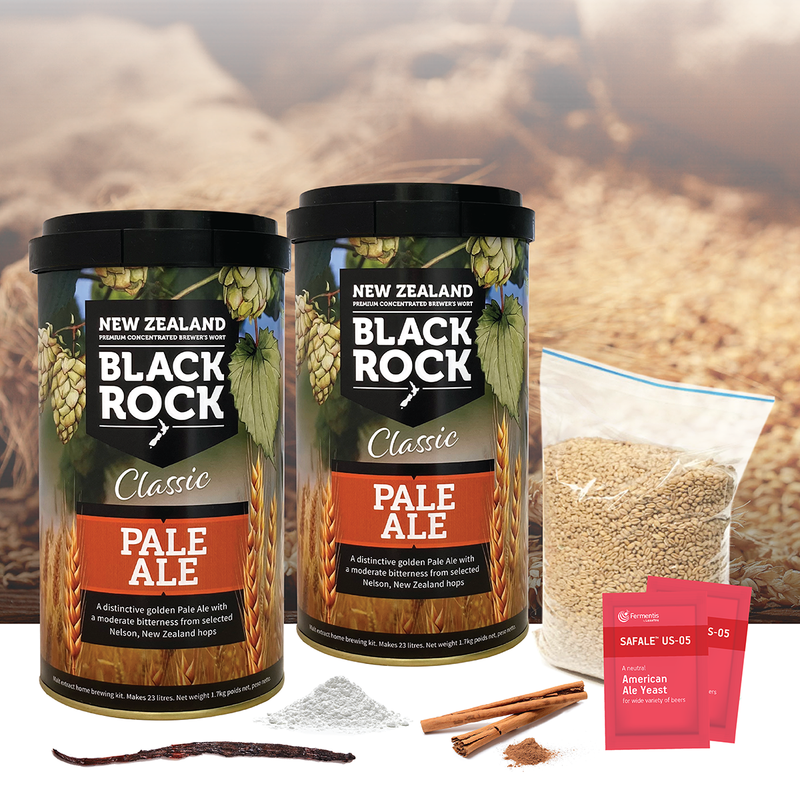 Black Rock Cinna Bomb / Vanilla Milk Stout - Partial Mash Recipe