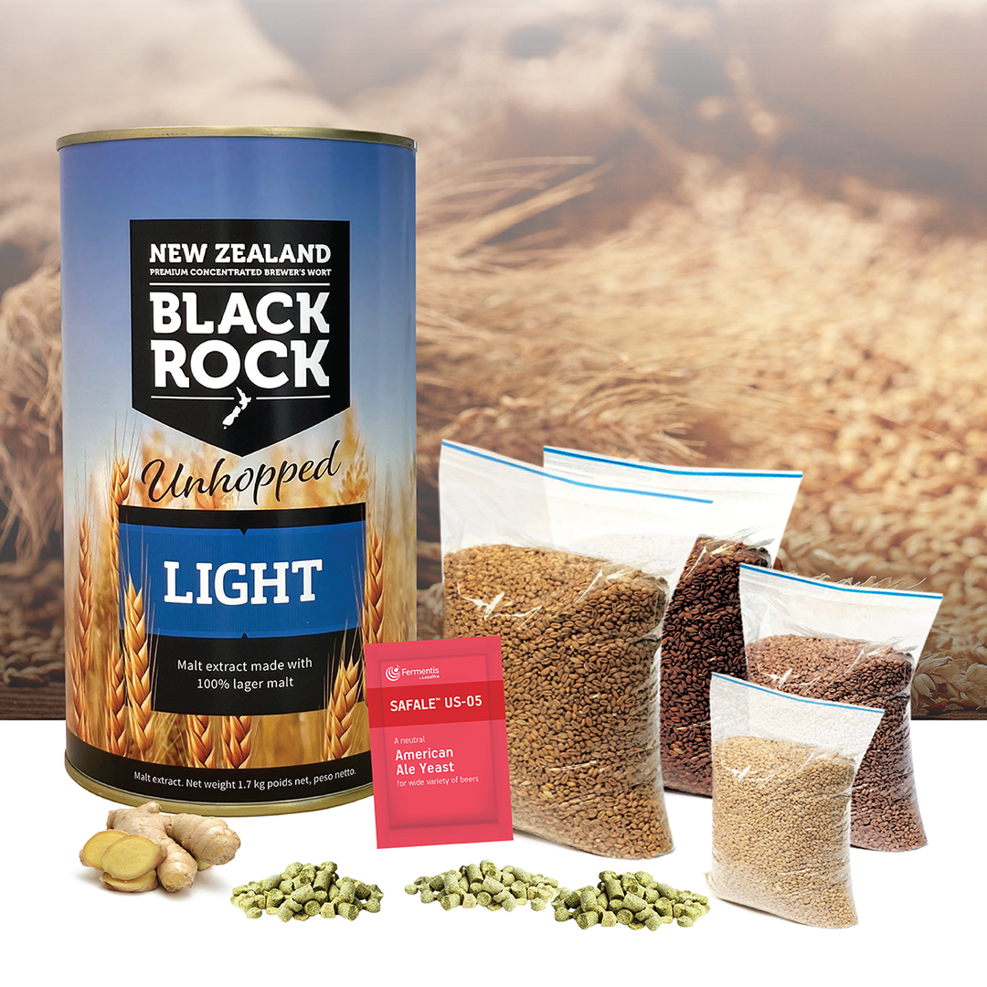 Black Rock  Ginger Red Ale - Partial Mash Recipe
