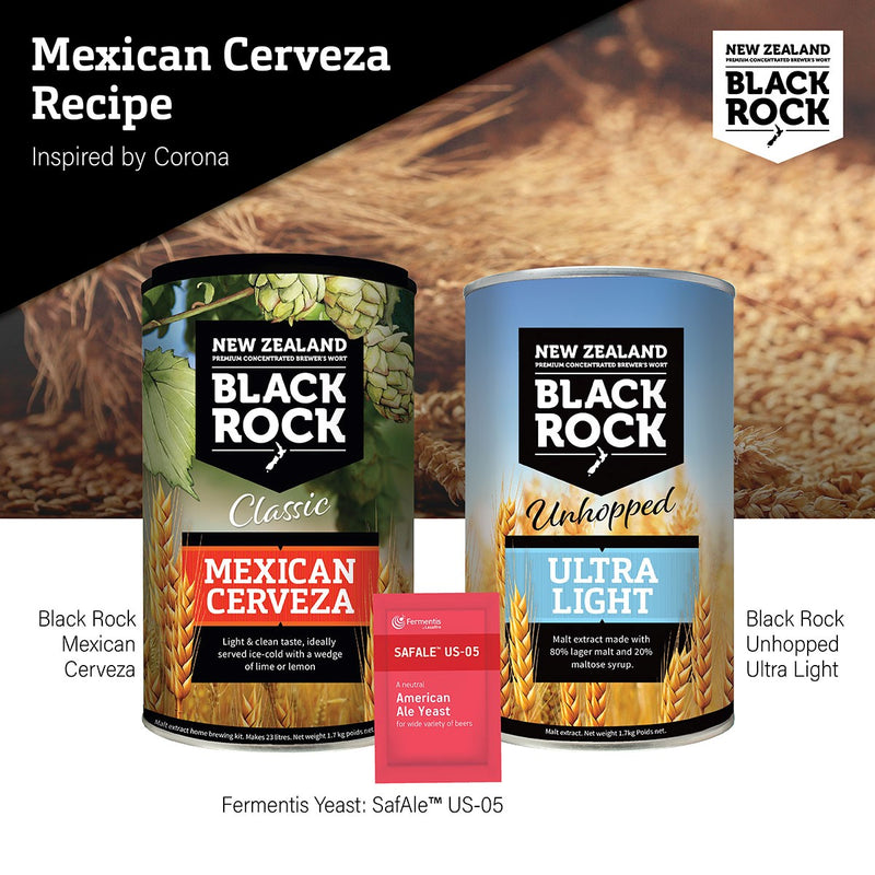 Black Rock Mexican Cerveza Recipe - Inspired by Corona