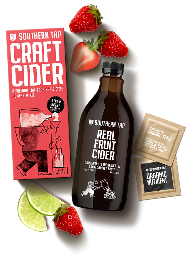 CLEARANCE Southern Tap Strawberry Apple Cider Kit (From NZ)