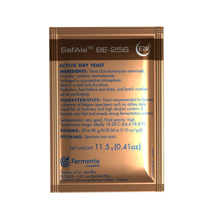 Fermentis SafAle BE-256 Yeast 11.5g