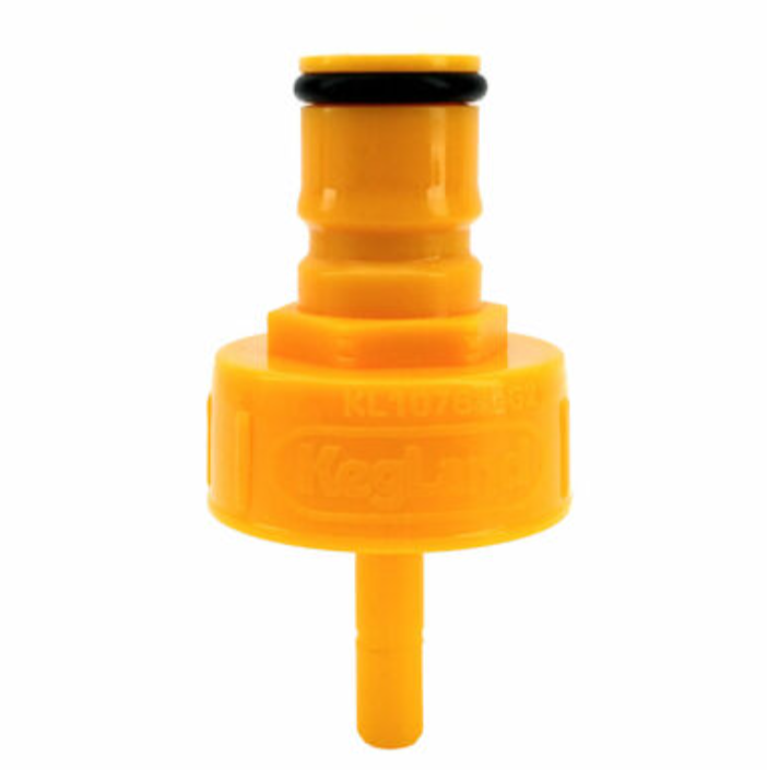 Carbonation & Line Cleaning Cap (YELLOW)