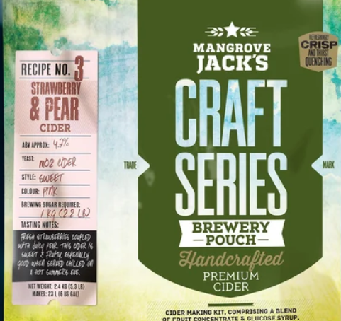 MJ Craft Series Strawberry & Pear Cider