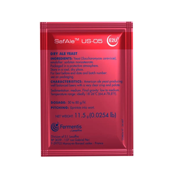 Fermentis SafAle US-05 Yeast (11.5g)