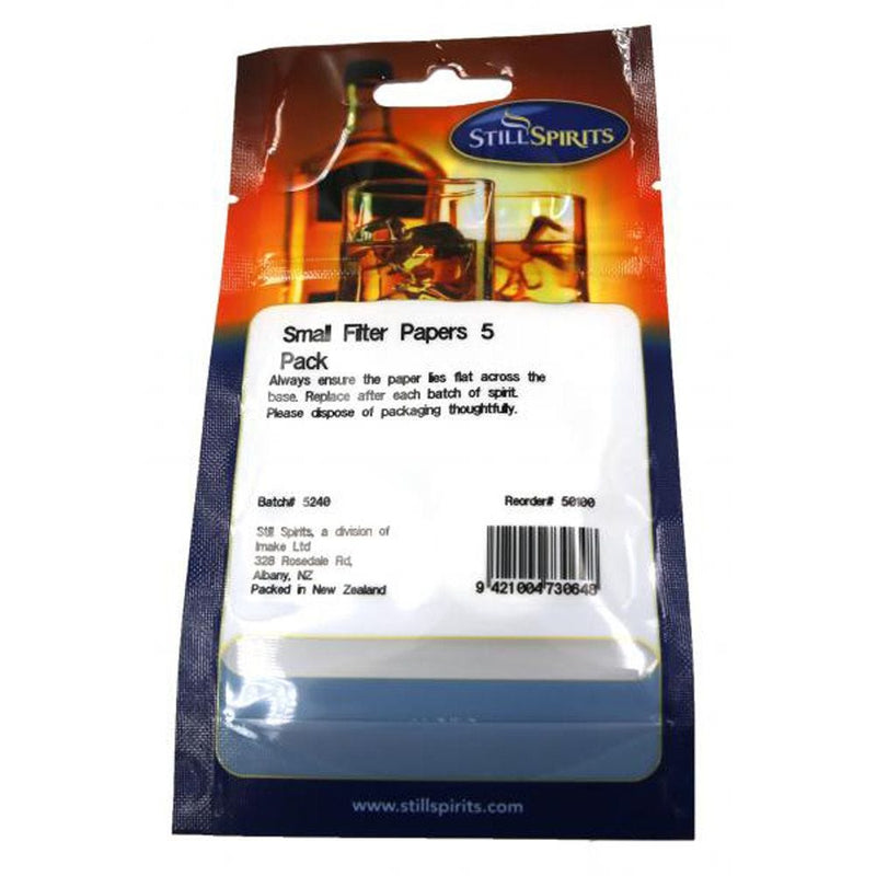 Still Spirits Small Filter Papers, 5 Pack
